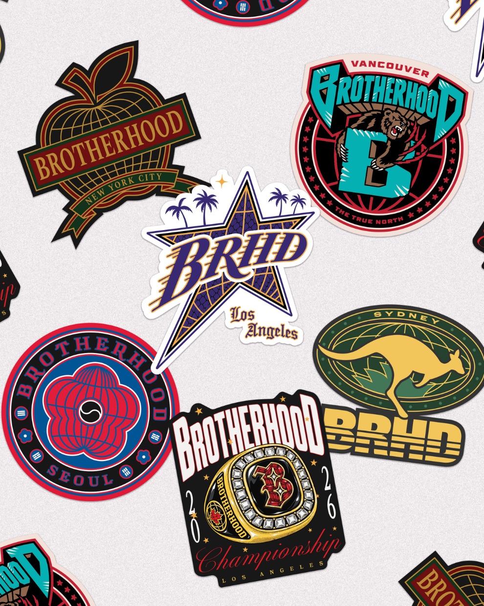 Brotherhood Stickers